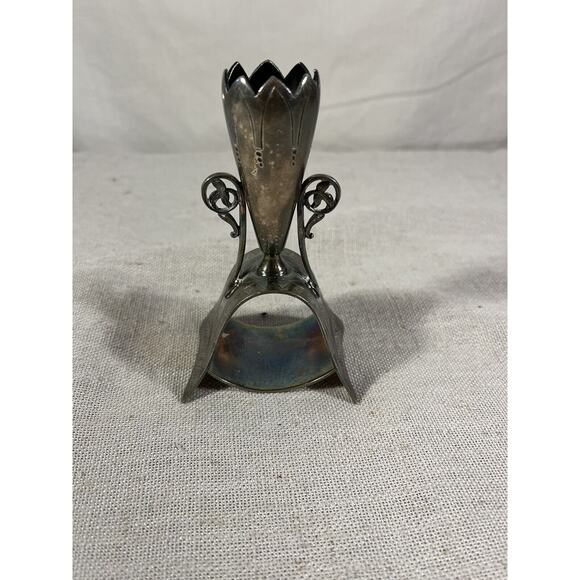 Rare Treble plate toothpick Holder By Simpson Hall Miller & Co 1880 To 1920 - Picture 1 of 6